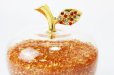 画像2: 置物　幸運のリンゴ　CZ　イエロー　黄　ジルコニアストーン　風水　開運　幸福　幸運　金運　運気上昇　幸運のアップル　彫り物　品番： 13569 (2)
