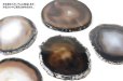 画像3: ディスプレイ　メノウ　コースター　ブラック　小　めのう　瑪瑙　インテリア　天然石　品番：13601 (3)