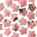 置物　スター　星　ロードナイト　友愛　人間関係　彫り物　インテリア　天然石　品番：13592