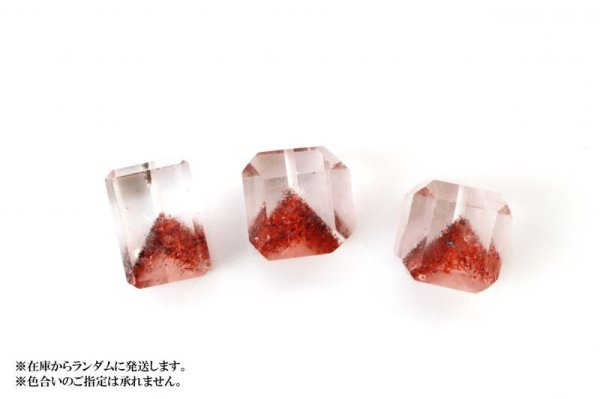 画像5: 天然石パーツ　ファイアークォーツ　赤　レッド　穴あり　レピドクロサイトインクォーツ　力強さ　前進　自信　決断力　品番： 13638