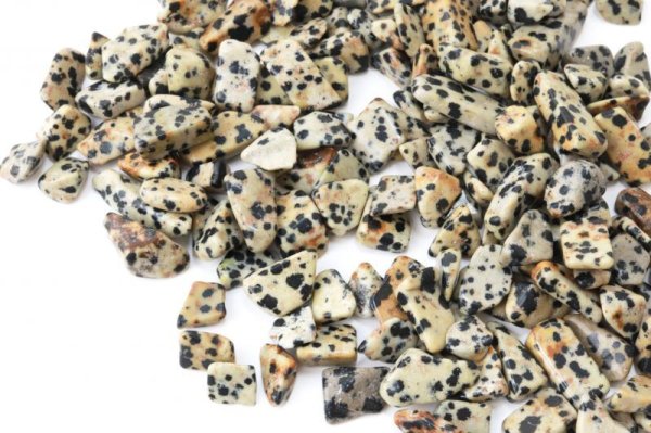 画像4: さざれ　ダルメシアンジャスパー　オリジナルパッケージ付　100gパック　浄化　魔除け　勇気　情熱　パワーストーン　品番：13709