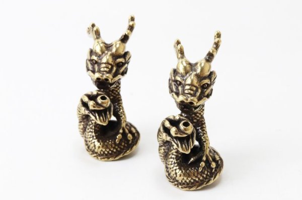 画像3: 置物　干支辰　座像　銅製　風水　龍　健康運　活動力　運気　エネルギー　品番：13728