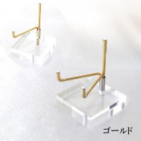 ディスプレイ　台座　ゴールド　小　約5×5cm　1個　金色　スタンド　インテリア　品番： 13801