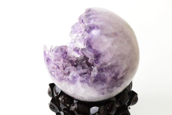 画像5: 置物　笑ロアメジストジオード　大　約1.4kg　ウルグアイ産　紫　パープル　風水　運気　金運　財運　パワーストーン　【一点物】　品番：13827