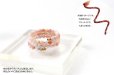 画像3: リング　指輪　バースデー　10月　ピンクオパール　形状記憶　約3mm　3連　誕生石リング　天然石　ジュエリー　品番： 13914 (3)