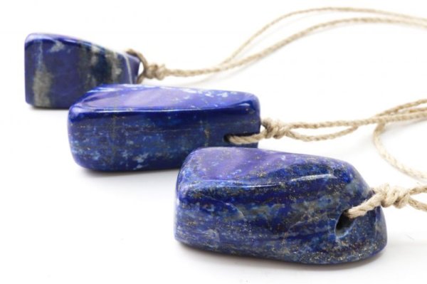 画像5: ネックレス　ラピスラズリ　大　紐付き　ライトブラウン　原石ペンダント　邪気を払う　天然石　※ポイント対象外　品番：13969