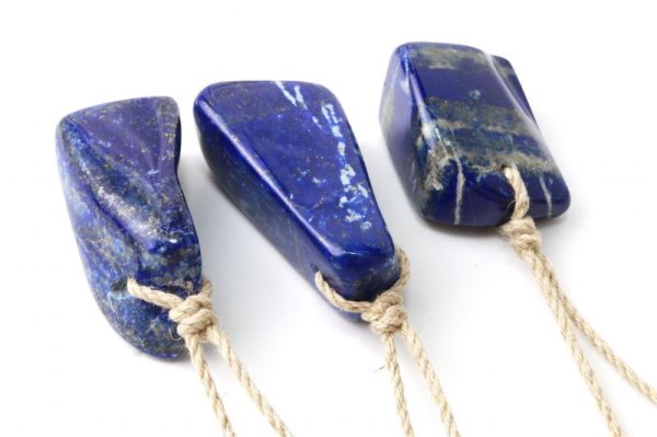 画像4: ネックレス　ラピスラズリ　大　紐付き　ライトブラウン　原石ペンダント　邪気を払う　天然石　※ポイント対象外　品番：13969