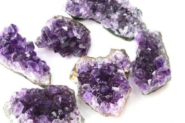 画像4: 原石　アメジストクラスター　セット　ウルグアイ産　約15個入り　ケース入り　癒し　浄化　パープル　置物　天然石　品番：14123