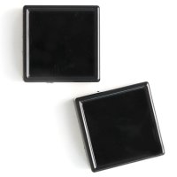 ルースケース　ブラックカラー　BK　約5×5cm　10個セット　アクリル製　ディスプレイ　インテリア　品番： 14226
