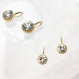 画像1: ペンダントトップ　バースデー　3月　アクアマリン　18金ゴールド　3mm　ブラジル産　天然石　ジュエリー　品番：14266 (1)