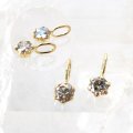 ペンダントトップ　ダイヤモンド　18金ゴールド　ラウンド　約3mm　アメリカ産　金剛石　愛　美　金運　チャーム　天然石　品番：14372