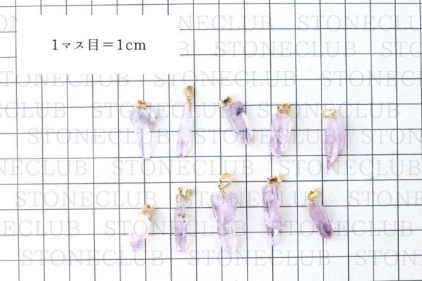 画像6: ペンダントトップ　ベラクルス産アメジスト　ゴールド　GD　メキシコ産　癒し　浄化　パープル　天然石　品番：14383