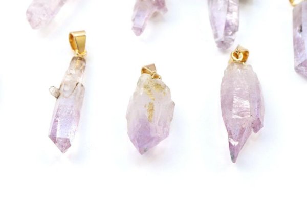 画像3: ペンダントトップ　ベラクルス産アメジスト　ゴールド　GD　メキシコ産　癒し　浄化　パープル　天然石　品番：14383