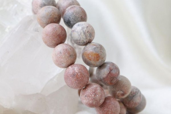 画像3: 【日本銘石】ブレス　フェアリースキンヘマタイト　〈広島県〉　10mm　情熱　勇気　勝利　品番：14396