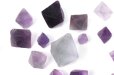 画像3: 原石　フローライト　八面体　8面体　紫色　約100gパック　中国産　癒し　浄化　天然石　品番：14429