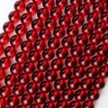 連　プレス琥珀　プレスアンバー（着色レッド） 丸　 12mm　赤色　癒し　健康　成功　エネルギー　活性化　金運　精神安定　品番： 14438