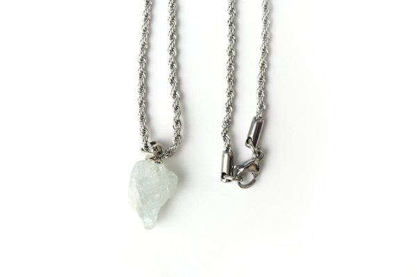 画像3: ネックレス　アクアマリン　レギュラー　シルバー　SV　生命　幸福　富　3月　誕生石　ジュエリー　天然石　品番： 14483