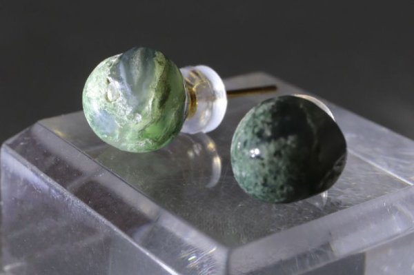 画像4: 【自社製アクセサリー10点以上でクーポン使用後30％OFF対象商品（クーポン番号：AC30）】ピアス　モスアゲート　ゴールド　GD　インド産　日本製　健康　癒し　ジュエリー　天然石　※ポイント対象外　品番： 14524