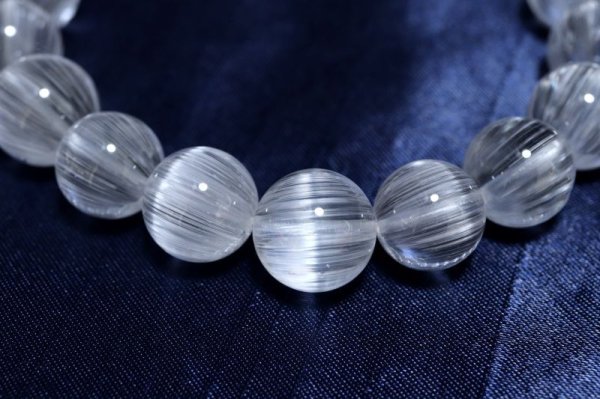 画像5: 【一点物】　ブレス　ニードルイントパーズ　丸　約11.5mm　ブラジル産　勇気　チャンス　夢を叶える　レア　希少　天然石　品番：14546