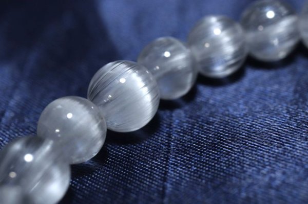 画像3: 【一点物】　ブレス　ニードルイントパーズ　丸　約8mm　ブラジル産　勇気　チャンス　夢を叶える　レア　希少　天然石　品番：14542