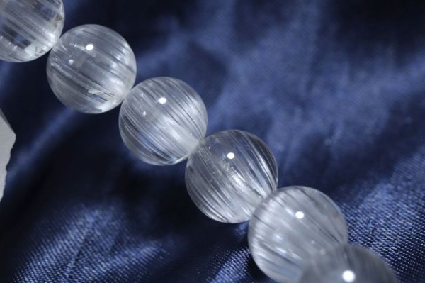 画像3: 【一点物】　ブレス　ニードルイントパーズ　丸　約10mm　ブラジル産　勇気　チャンス　夢を叶える　レア　希少　天然石　品番：14545