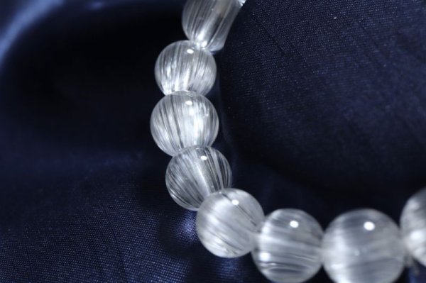 画像4: 【一点物】　ブレス　ニードルイントパーズ　丸　約11.5mm　ブラジル産　勇気　チャンス　夢を叶える　レア　希少　天然石　品番：14546