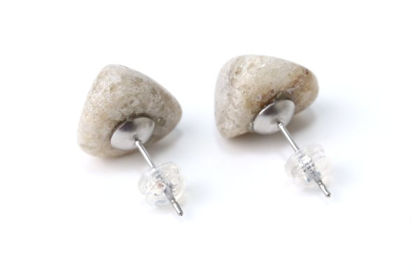 画像3: 【日本銘石】ピアス　宮崎ニニギ水晶　〈宮崎県〉　レギュラー　シルバー　SV　日本製　厄除け　天孫降臨　浄化　品番：14540