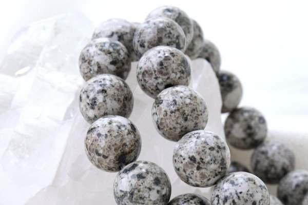 画像3: 【日本銘石】ブレス　熊野速玉石　〈和歌山県〉　丸　12mm　浄化　健康　品番：14625