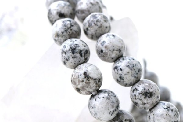 画像3: 【日本銘石】ブレス　熊野速玉石　〈和歌山県〉　丸　8mm　浄化　健康　品番：14623