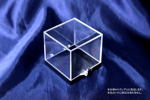 画像2: ディスプレイ　鉱物用クリアケース　約5×5cm　1個　プラスチック　透明　保管　品番： 14646