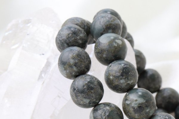 画像3: 【日本銘石】ブレス　群馬さざれ石　〈群馬県〉　丸　12mm　永遠　絆　繁栄　品番：14655