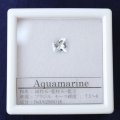 ルース　アクアマリン　約0.75ct　プリンセスカット　ブラジル産　生命　幸福　富　3月　誕生石　天然石　品番： 14900