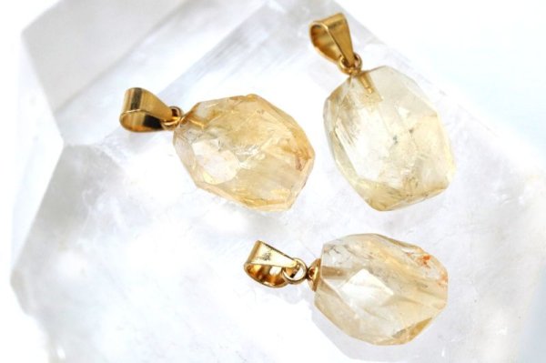 画像3: 【自社製アクセサリー10点以上でクーポン使用後30％OFF対象商品（クーポン番号：AC30）】ペンダントトップ　シトリン　ゴールド　GD　ブラジル産　日本製　幸運　金運　仕事運　ジュエリー　天然石　※ポイント対象外　品番：14927