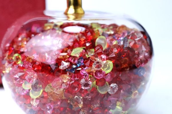 画像4: 置物　幸運のリンゴ　CZ　MIX　ミニサイズ　ジルコニアストーン　風水　開運　幸福　幸運　金運　運気上昇　幸運のアップル　彫り物　品番： 14934