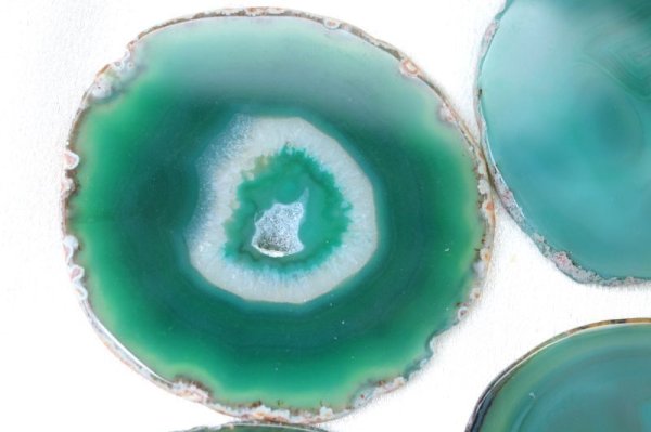 画像2: ディスプレイ　メノウ　コースター　グリーン　大　めのう　瑪瑙　インテリア　天然石　品番：14995