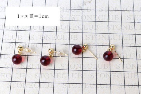 画像6: 【自社製アクセサリー10点以上でクーポン使用後30％OFF対象商品（クーポン番号：AC30）】ピアス　ルビーアンバー　突き刺し型　デザインピアス　ゴールド　GD　バルト海・リトアニア産　日本製　ポジティブ　心身を落ちつかせる　ジュエリー　天然石　※ポイント対象外　品番： 7072
