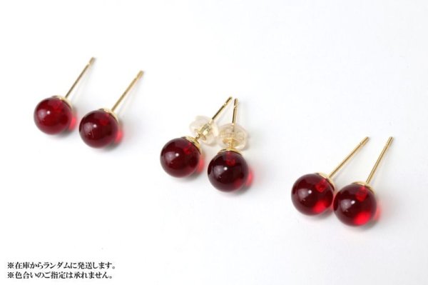 画像6: 【自社製アクセサリー10点以上でクーポン使用後30％OFF対象商品（クーポン番号：AC30）】ピアス　ルビーアンバー　突き刺し型　 ゴールド　GD　バルト海産・リトアニア産　日本製　ポジティブ　心身を落ちつかせる　ジュエリー　天然石　※ポイント対象外　品番： 7031