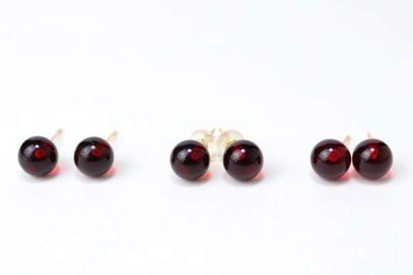 画像5: 【自社製アクセサリー10点以上でクーポン使用後30％OFF対象商品（クーポン番号：AC30）】ピアス　ルビーアンバー　突き刺し型　 ゴールド　GD　バルト海産・リトアニア産　日本製　ポジティブ　心身を落ちつかせる　ジュエリー　天然石　※ポイント対象外　品番： 7031