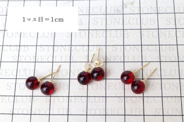 画像7: 【自社製アクセサリー10点以上でクーポン使用後30％OFF対象商品（クーポン番号：AC30）】ピアス　ルビーアンバー　突き刺し型　 ゴールド　GD　バルト海産・リトアニア産　日本製　ポジティブ　心身を落ちつかせる　ジュエリー　天然石　※ポイント対象外　品番： 7031