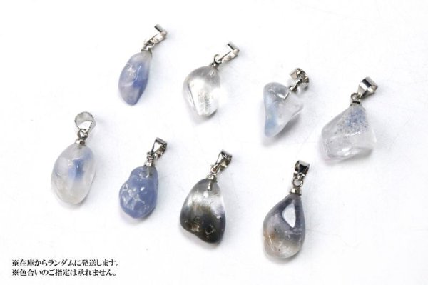 画像4: 【自社製アクセサリー10点以上でクーポン使用後30％OFF対象商品（クーポン番号：AC30）】ペンダントトップ　デュモルチェライトインクォーツ　真鍮　ブラジル産　日本製　集中力　洞察力　良縁　ジュエリー　天然石　品番：15107