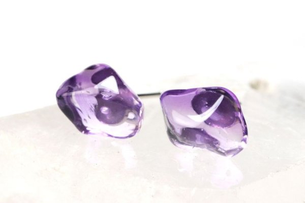 画像3: 【自社製アクセサリー10点以上でクーポン使用後30％OFF対象商品（クーポン番号：AC30）】ピアス　アメジスト　突き刺し型　レギュラー　シルバー　SV　ブラジル産　日本製　愛　守護石　ジュエリー　天然石　品番： 15108