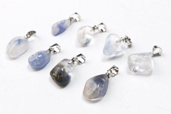 画像5: 【自社製アクセサリー10点以上でクーポン使用後30％OFF対象商品（クーポン番号：AC30）】ペンダントトップ　デュモルチェライトインクォーツ　真鍮　ブラジル産　日本製　集中力　洞察力　良縁　ジュエリー　天然石　品番：15107