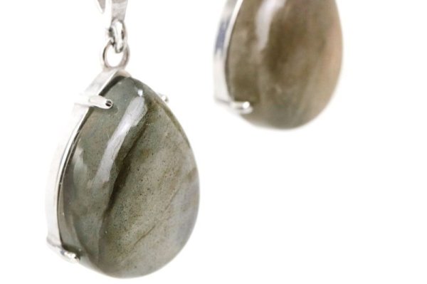 画像4: 【自社製アクセサリー10点以上でクーポン使用後30％OFF対象商品（クーポン番号：AC30）】ペンダントトップ　ピンクラブラドライト　ドロップ　ステンレス　マダガスカル産　日本製　自由　夢　ヒーリング　ジュエリー　天然石　品番：15345