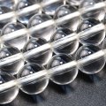 連　天然水晶　TOPランク　丸　約8mm　ブラジル産　日本製　クォーツ　浄化　再生　毒素の排除　調和　天然石　品番：15378
