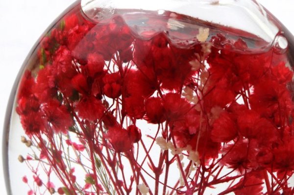 画像3: 【割引不可】【売り切れ御免】大特価！置物　ハーバリウム　ピクチャリウム　レッド　ストロベリークォーツ　ゴールド　GD　ギフトボックス付き　インテリア　天然石　※割引クーポン・ポイント付与対象外　品番：15424