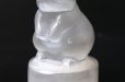 画像3: 置物　セレナイト　ウサギ　1個　ラビット　エネルギー　浄化　癒し　生命　彫り物　天然石　品番： 15445