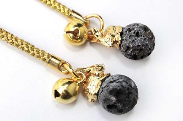 画像5: 【日本銘石】干支ストラップ　富士溶岩　〈静岡県〉　卯（うさぎ）　運気上昇　幸運　金運　富士信仰　地球のエネルギー放出　健康　十二支　お守り　※ポイント対象外　品番：15474