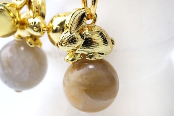 画像3: 【日本銘石】干支ストラップ　おのころ水晶　〈兵庫県〉　卯（うさぎ）　創生　創造の能力　浄化　直感力　縁起　十二支　お守り　品番：15476