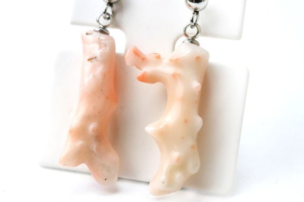 画像4: 【自社製アクセサリー10点以上でクーポン使用後30％OFF対象商品（クーポン番号：AC30）】ピアス　天然桃珊瑚　サンゴ　突き刺し型　シルバー　SV　日本産　日本製　生命力　幸せ　対人運　ジュエリー　天然石　※ポイント対象外　品番：15478