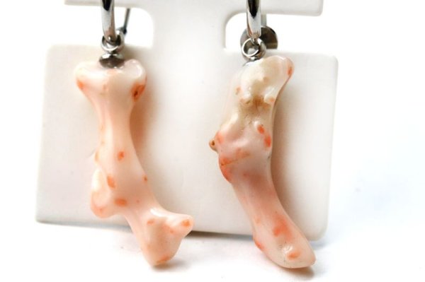 画像4: 【自社製アクセサリー10点以上でクーポン使用後30％OFF対象商品（クーポン番号：AC30）】イヤリング　天然桃珊瑚　サンゴ　フープ式　シルバー　SV　日本産　日本製　生命力　幸せ　対人運　ジュエリー　天然石　品番：15480